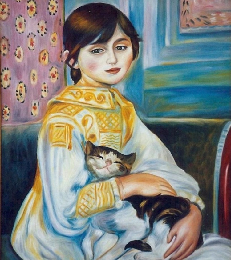 ritratto di juliet manet - Renoir